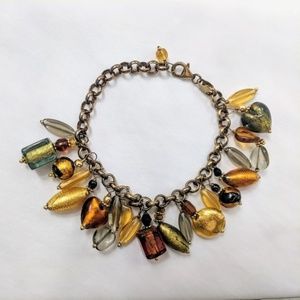 Murano | Gold Charm Bracelet